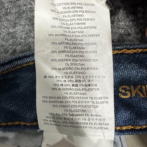 Michael Kors Jeans Womens 6 Skinny Medium  Wash Cotton Stretch Zip Pockets - Picture 5 of 9